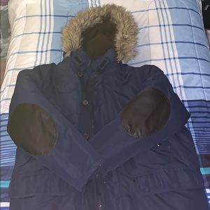 Vintage 90’s Rocawear Fur Hooded Coat